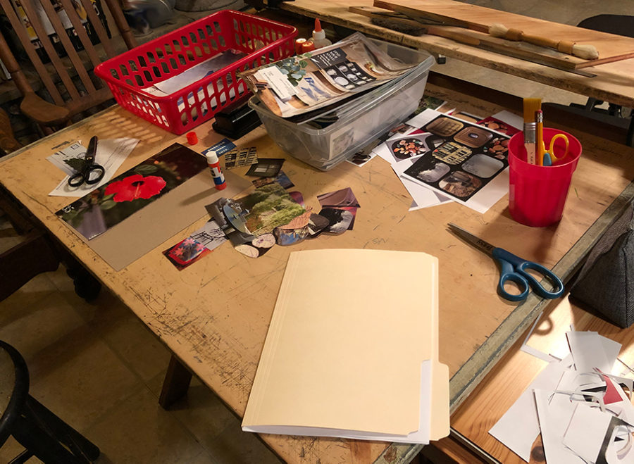 Picture of workspace for Make Some Art post.