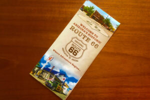 Photo of brochure for Route 66 in Arizona