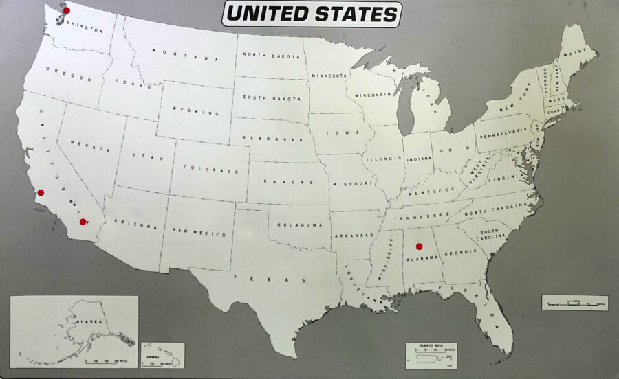 Map of USA